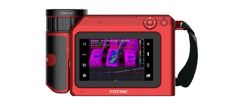 FOTRIC 320热像仪检测电机内部温度的应用 